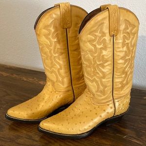 Ostrich western boots